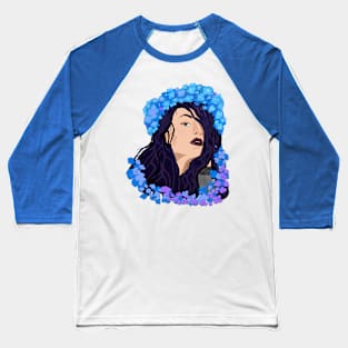 BLUE HYDRANGEA Baseball T-Shirt